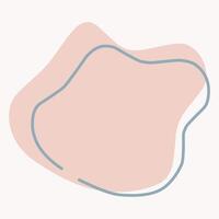 Abstract shapes in soft colors, suitable for backgrounds or design elements. vector