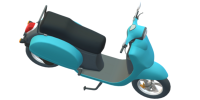 Scooter Top view isolated on a Transparent Background png