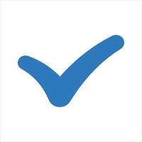 Check mark icon. Approve tick mark icon vector