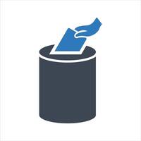 Raffle icon. Choosing random numbered ticket. Prize giveaway icon vector