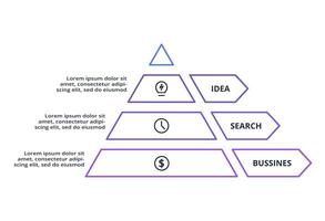 Creative concept for infographic with 3 steps, options, parts or processes. Business data visualization. vector
