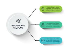 Creative concept for infographic with 3 steps, options, parts or processes. Business data visualization. vector