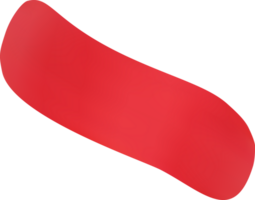 3D party confetti. Colorful red firecracker ribbon png