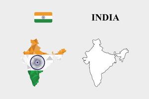 map of india mosaic background vector