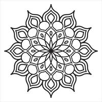Premium Mandala Silhouette Collection vector