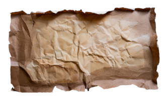 Crumpled Grunge Note with Weathered Border and Frame png