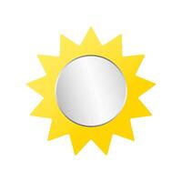 Mirror icon. Isolated on white background. vector