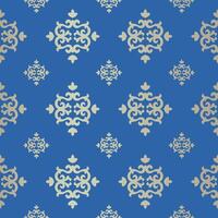 Historical royal floral seamless pattern background design vector