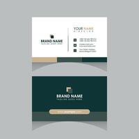 Elegant and creative modern business card template design. Elegant corporate business card layout double sided. Visiting card template with color. vector