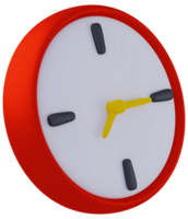 Red Clock UI Icon png