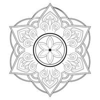 Advanced Mandala Coloring Book for Adults Beautiful, Complex Patterns vector