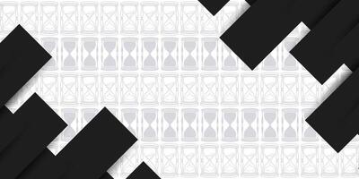 Dark stripes background design with hourglass pattern motifs vector