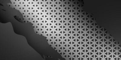Dark abstract background design with a triangular pattern motif vector