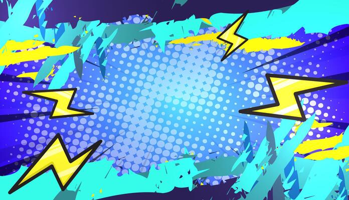 Comic background with abstract grunge texture