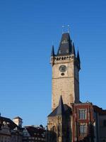 A clear blue sky photo