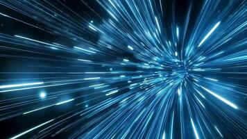 Abstract blue light streaks create a dynamic and futuristic pattern, suggestive of speed, energy, and movement. video