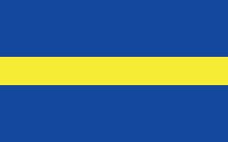 The of a Flag of the Silesian Voivodeship vector