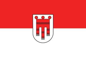 The of a Flag of Vorarlberg vector