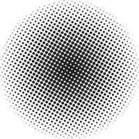 Black halftone dots background. Modern dots halftone,Pop art comic style Circle halftone isolated on white background. dots circle illustration vector