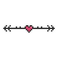 retro pixel border with detailed corners vector