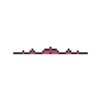 retro game-inspired border frame vector