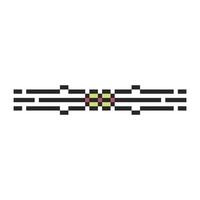 retro-style pixel frame edge vector