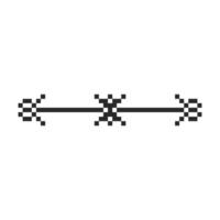 pixel border with nostalgic edges vector