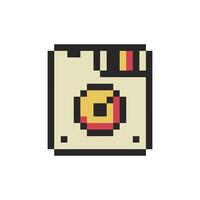 memory disk storage pixel art vector