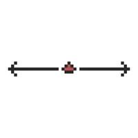 retro 8-bit border design vector