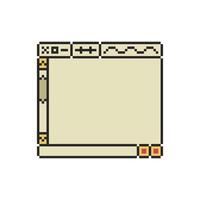 pixelated border design with a classic feel vector