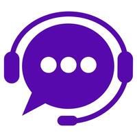 Chatbot ai robot assistance, speech bubble message communication icon. Chatting dialogue flat design. Smart assistant artificial intelligence technology, online messaging help support symbol. vector