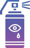 Tear Gas Illustration Icon vector
