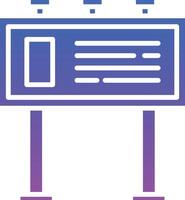Billboard Illustration Icon vector
