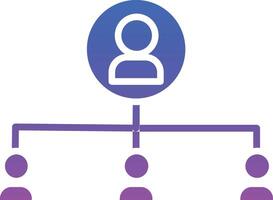 Hierarchy Illustration Icon vector