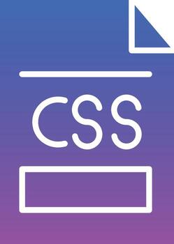 css archivo ilustración icono vector