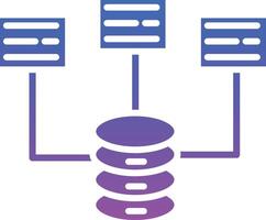 Big Data Illustration Icon vector