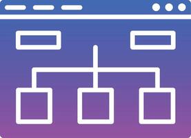 Website Structure Illustration Icon vector