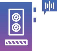 Voice Recorder Illustration Icon vector