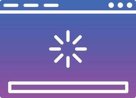 Web Loading Illustration Icon vector