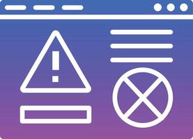 Website Error Illustration Icon vector