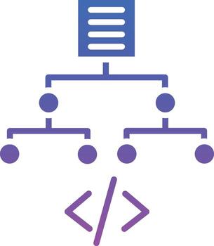 Algorithm Illustration Icon vector