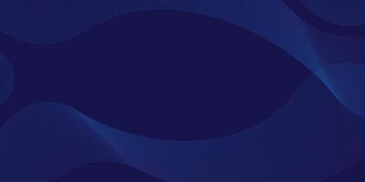 Abstract curve line on dark blue background vector