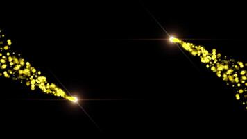 Holyday star dust trail spiral particle effect animation. video