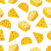 Add Flavor to Graphics with Cheese Pattern. vector