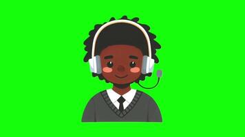 Programmer Day Character Popup Green Screen video