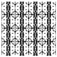 Abstract Geometric Black and White Print Pattern with Exotic Background, Seamless Artwork Design to Ready for Work. vector