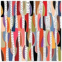 Abstract Background Shape with Doted Background, Colorful Different Shape and Texture. vector