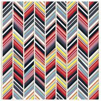 Abstract Geometric Background Seamless Print Pattern, Line Art with Multicolor Combination. vector