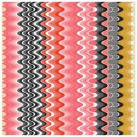 Abstract Zig Zag Line Art Print Pattern with Colorful Stripes. vector