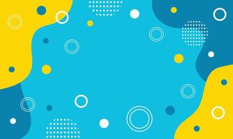 abstract blue flat background vector